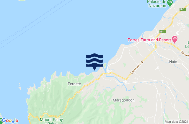 Mapa de mareas Magallanes, Philippines