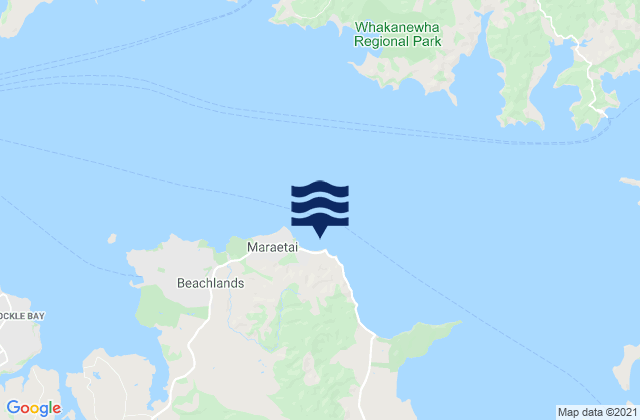 Mapa de mareas Magazine Bay, New Zealand