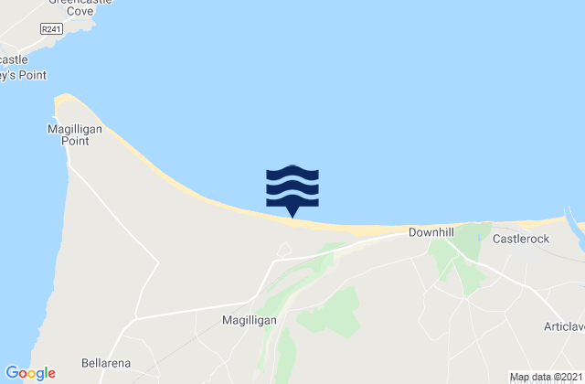 Mapa de mareas Magilligan Beach, United Kingdom