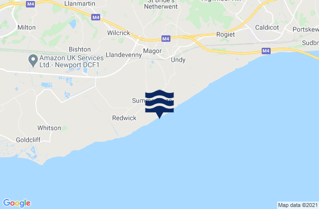 Mapa de mareas Magor, United Kingdom