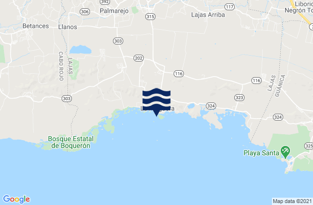 Mapa de mareas Magueyes Island, Puerto Rico