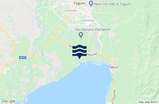 Mapa de mareas Magugpo Poblacion, Philippines