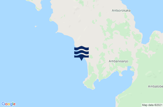 Mapa de mareas Mahalina, Madagascar