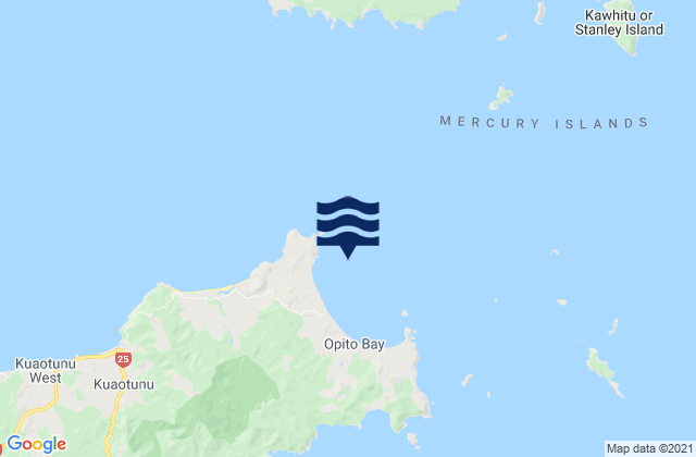 Mapa de mareas Mahinapua Bay, New Zealand
