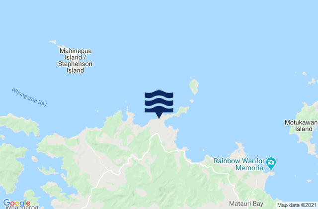 Mapa de mareas Mahinepua Bay, New Zealand