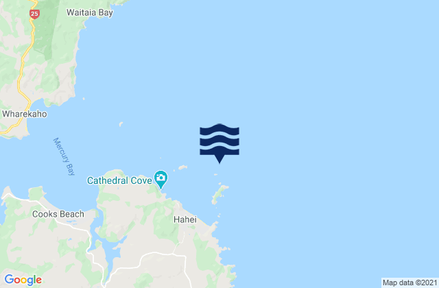 Mapa de mareas Mahurangi Island (Goat Island), New Zealand