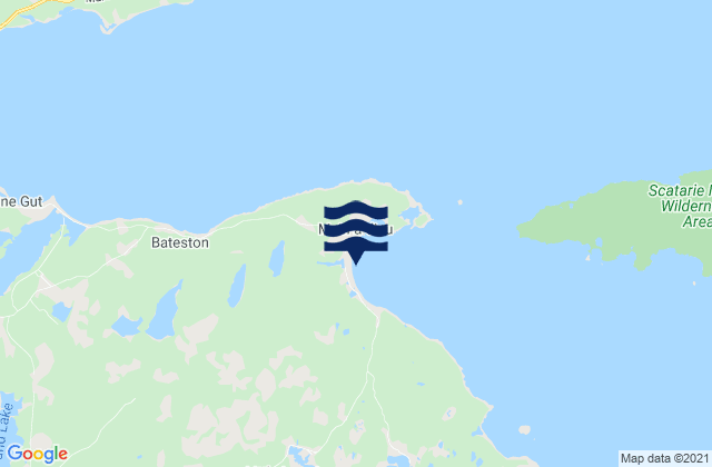 Mapa de mareas Main-à-Dieu Shore, Canada