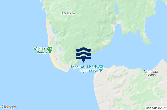 Mapa de mareas Makaka Bay, New Zealand