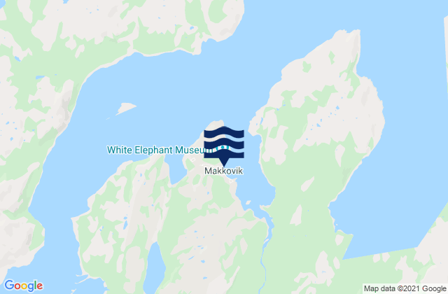 Mapa de mareas Makkovik, Canada