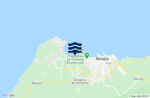 Mapa de mareas Malabo, Equatorial Guinea