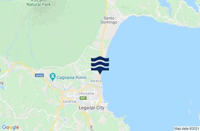 Mapa de mareas Malabog, Philippines