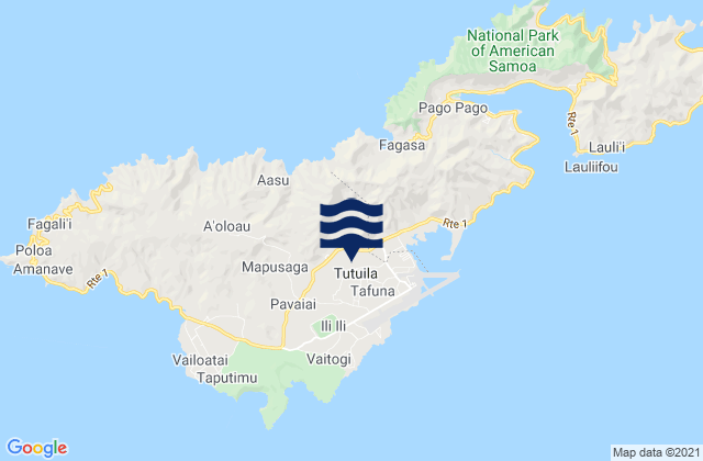 Mapa de mareas Malaeimi, American Samoa