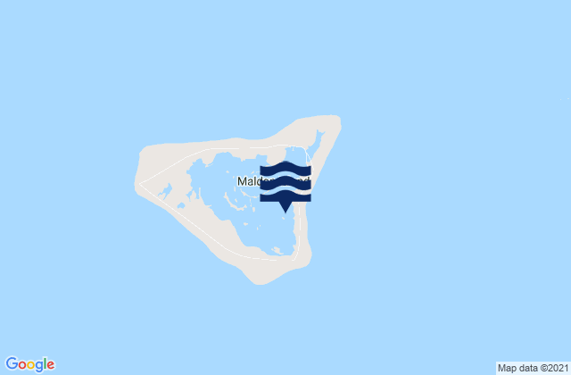 Mapa de mareas Malden, Kiribati