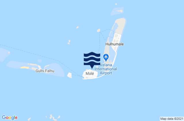 Mapa de mareas Maldives
