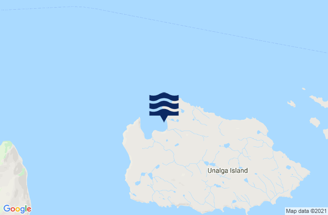 Mapa de mareas Malga Bay (Unalga Island), United States