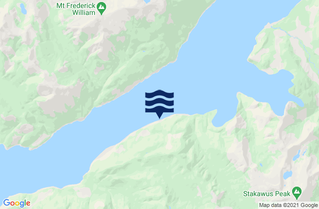 Mapa de mareas Malibu Outer, Canada