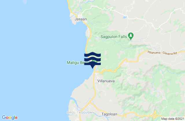 Mapa de mareas Malitbog, Philippines