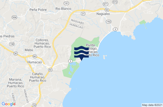 Mapa de mareas Mambiche Barrio, Puerto Rico