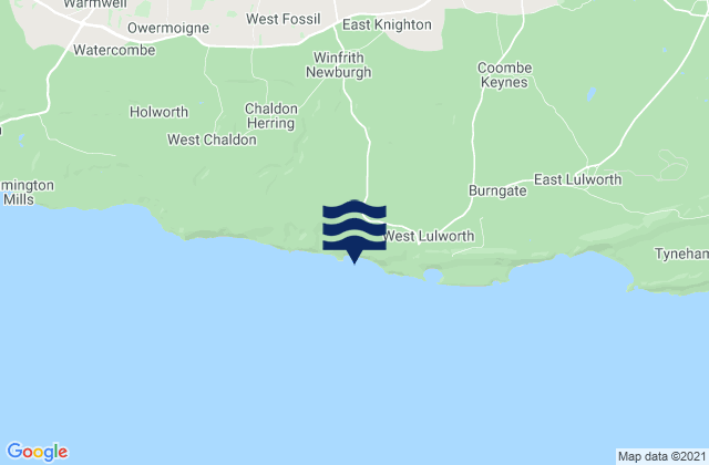 Mapa de mareas Man O'War Beach, United Kingdom