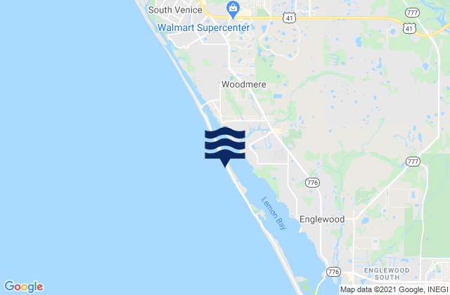 Mapa de mareas Manasota Key, United States