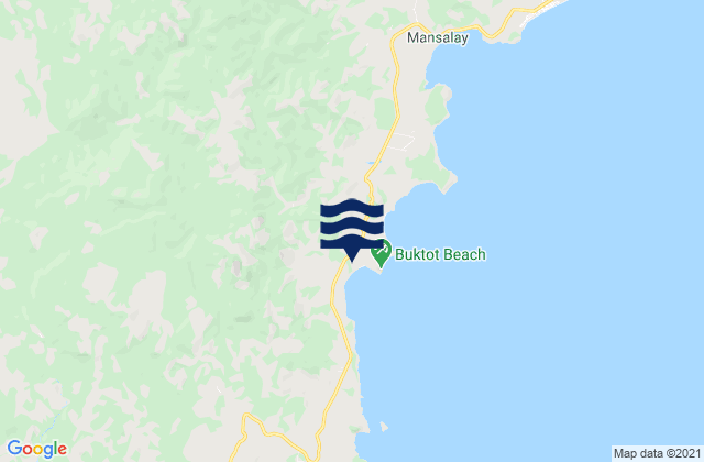 Mapa de mareas Manaul, Philippines