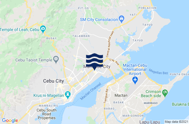 Mapa de mareas Mandaue City, Philippines