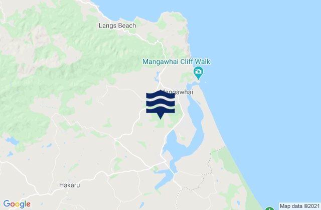 Mapa de mareas Mangawhai Estuary, New Zealand