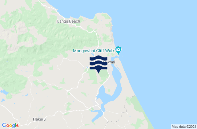 Mapa de mareas Mangawhai Harbour, New Zealand