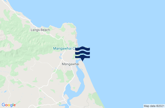 Mapa de mareas Mangawhai Heads, New Zealand