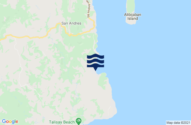 Mapa de mareas Mangero, Philippines