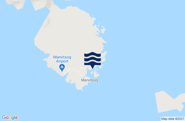 Mapa de mareas Maniitsoq, Greenland