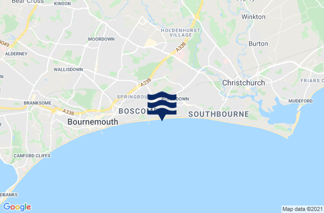 Mapa de mareas Manor Steps Beach, United Kingdom