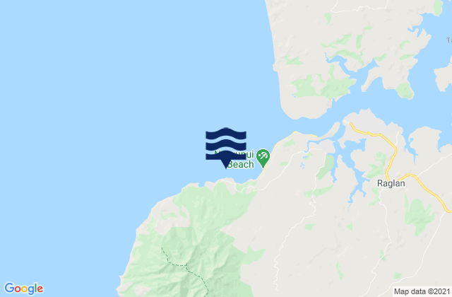 Mapa de mareas Manu Bay, New Zealand