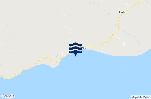Mapa de mareas Manufahi, Timor Leste