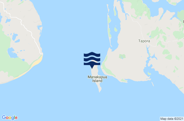 Mapa de mareas Manukapua Island, New Zealand