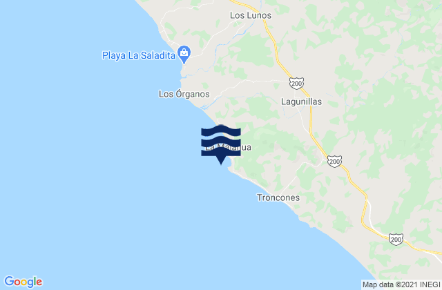 Mapa de mareas Manzanillo Bay, Mexico