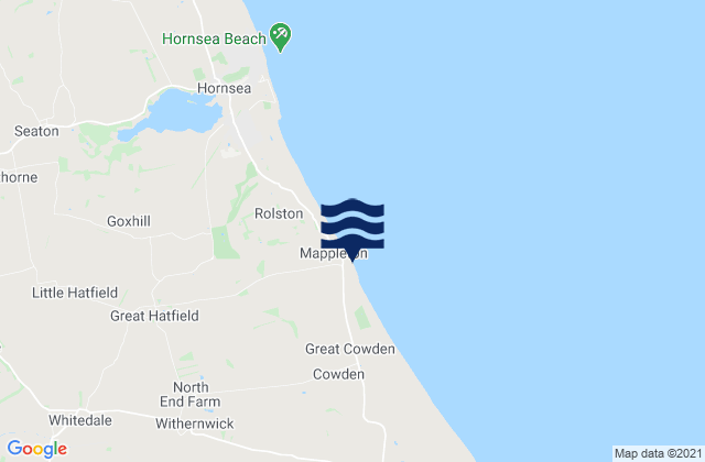 Mapa de mareas Mappleton, United Kingdom
