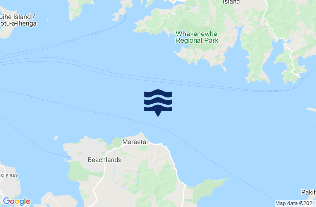 Mapa de mareas Maraetai , New Zealand