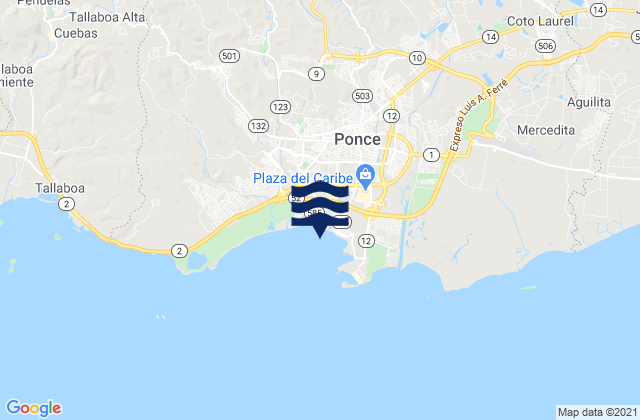 Mapa de mareas Maragüez Barrio, Puerto Rico