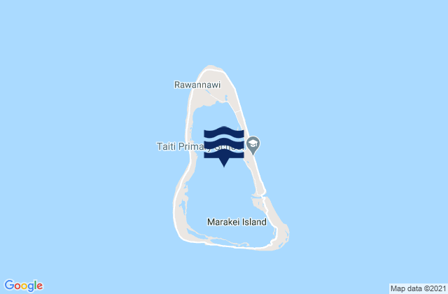 Mapa de mareas Marakei, Kiribati