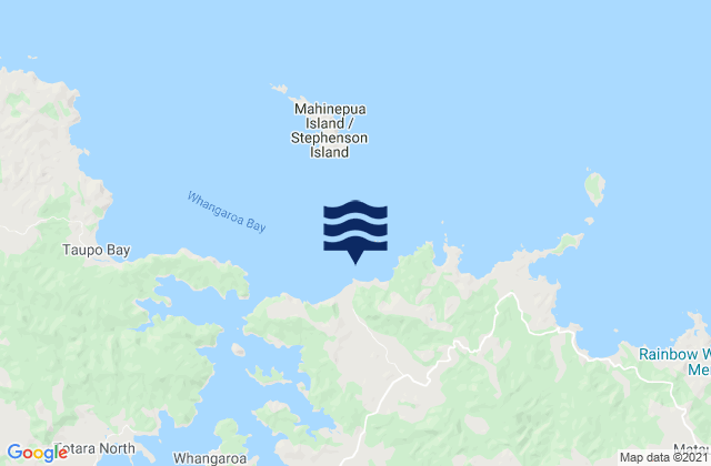 Mapa de mareas Marble Bay, New Zealand