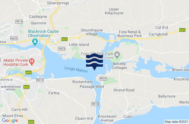 Mapa de mareas Marino Point, Ireland