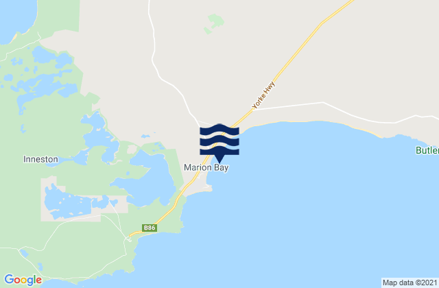 Mapa de mareas Marion Bay, Australia