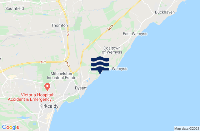 Mapa de mareas Markinch, United Kingdom
