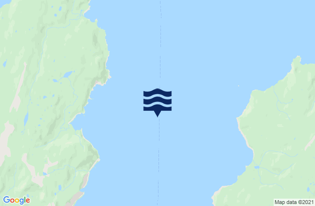 Mapa de mareas Marmot Island west of, United States