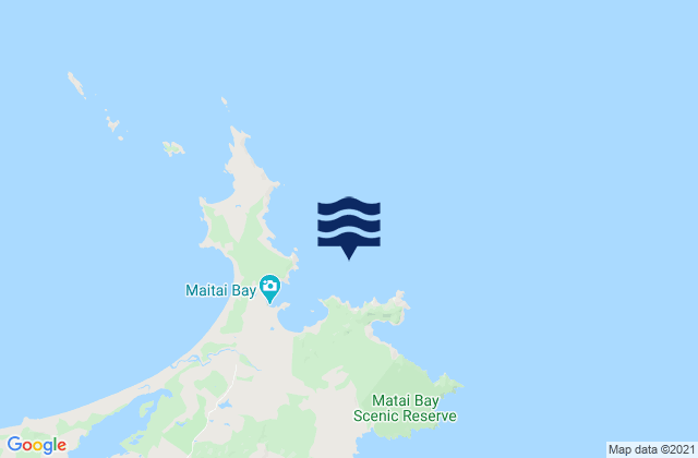 Mapa de mareas Matai Bay, New Zealand