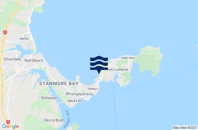 Mapa de mareas Matakatia Bay, New Zealand