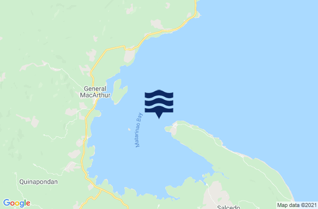 Mapa de mareas Matarinao Bay, Philippines