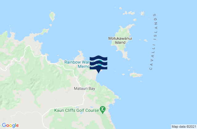 Mapa de mareas Matauri Bay, New Zealand
