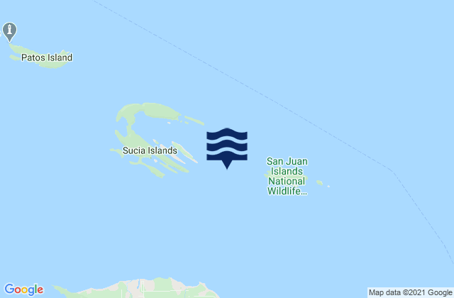 Mapa de mareas Matia Island 0.8 mile west of, United States
